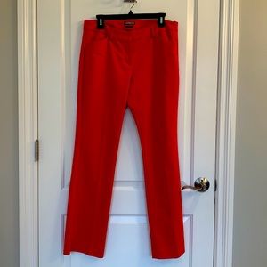Express Editor Red Dress Pant